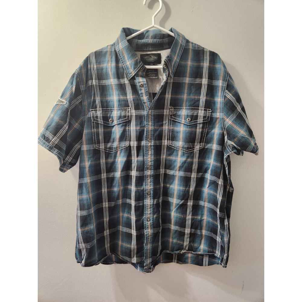 Harley-Davidson Men Short Sleeves Shirt Size 2XL Pre-Owned